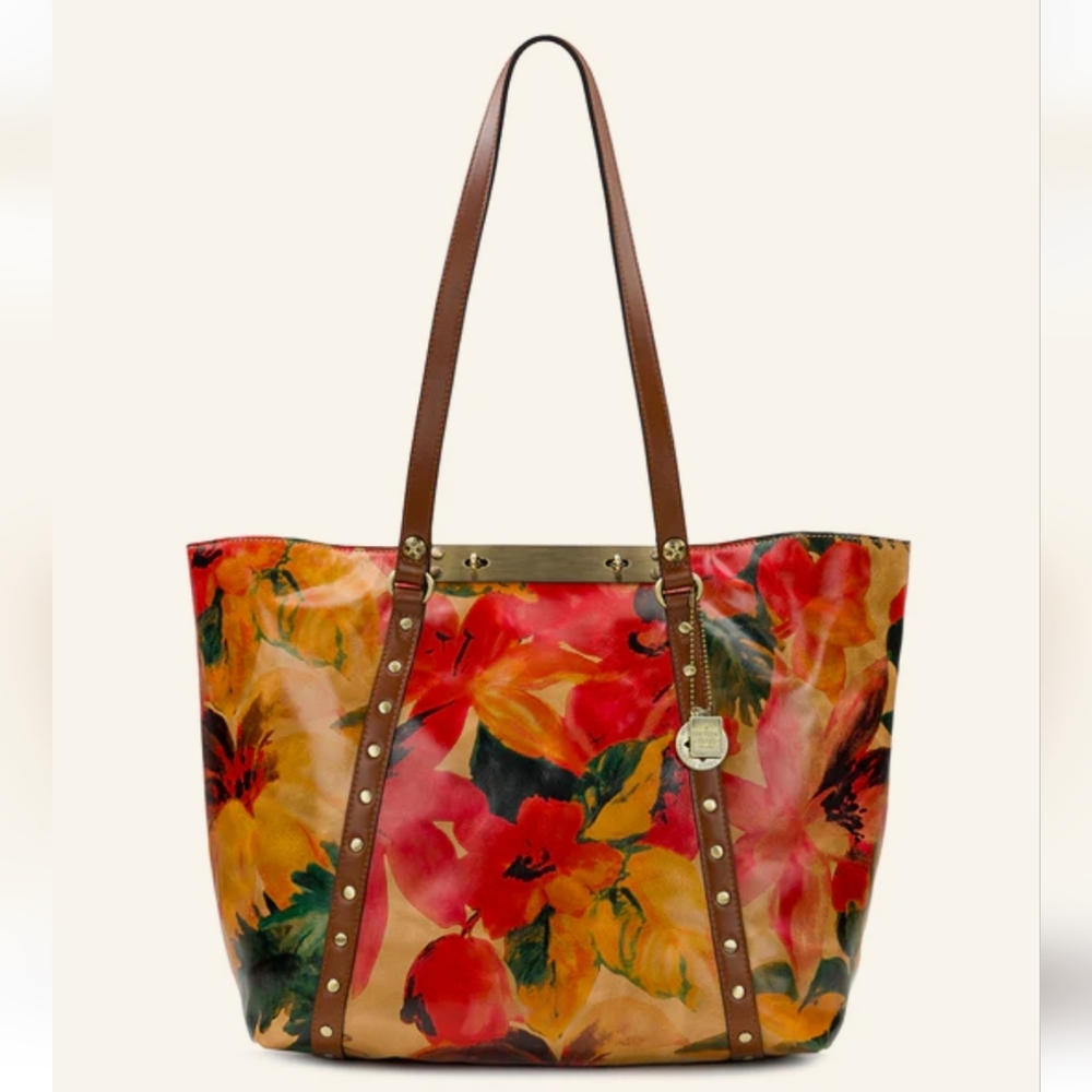 Patricia Nash Floral Benvenuto Tote NEW - Picture 2 of 13